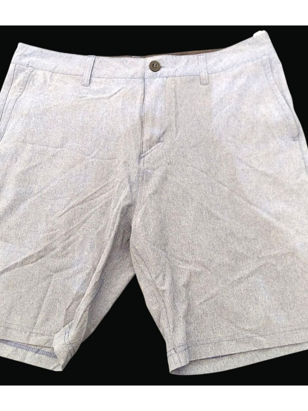 Quiksilver Mens Gray Heather Hybrid Shorts Size 34